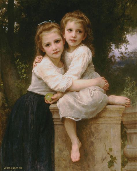 Two Sisters Painting by William Bouguereau - Fine Art America