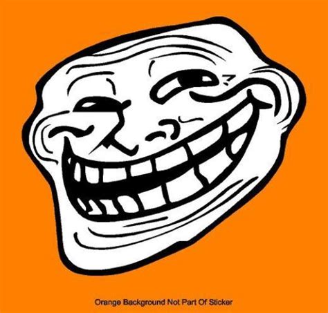 Troll Face Meme You Mad Bro Internet Rage Comic Quality Printed Vinyl ...