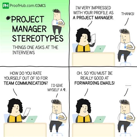 Project Manager Stereotypes Comic Strip with Nick and Nancy