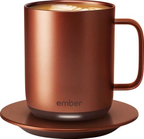 Ember 10 oz. Temperature Controlled Ceramic Mug Copper CM171005US - Best Buy