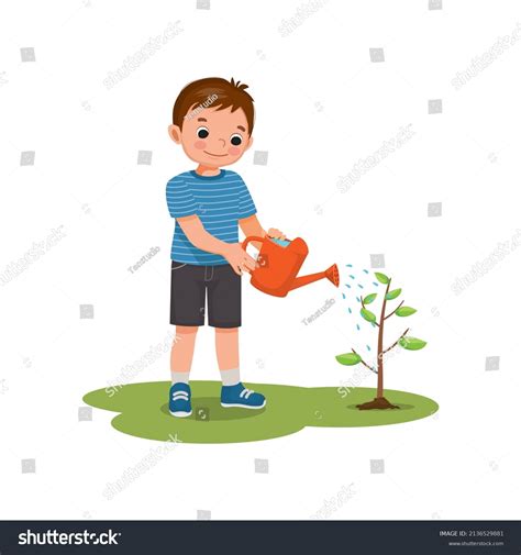 456 Boy Watering Plant Clip Art Images, Stock Photos & Vectors ...