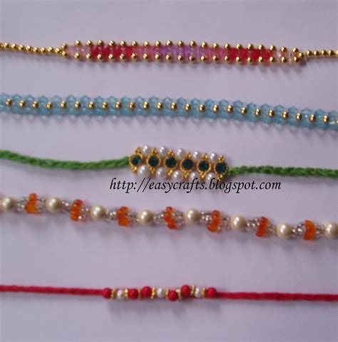 Easy Crafts - Explore your creativity: Handmade Rakhis