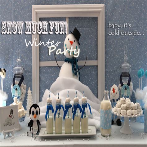 winter, snow Winter Party Party Ideas | Photo 1 of 7 | Snow much fun, Winter party, Snow party