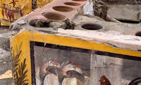 Ancient ‘fast food’ stall comes to light during Pompeii dig