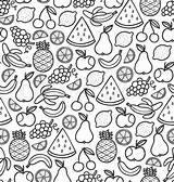 Cute Fruit Coloring Pages sketch template