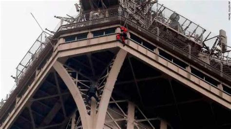 Man Scales Eiffel Tower, Causes Shut Down and Evacuation