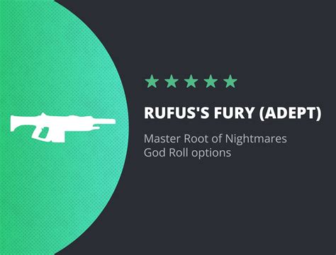 Buy Rufus Fury Adept Auto Rifle Farm Boost - LFCarry.com