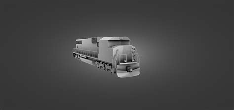 STL file EMD SD60 locomotive 🚂・3D print model to download・Cults