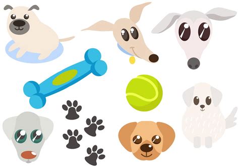 Free Dogs and Dog Toys Vectors 153677 Vector Art at Vecteezy