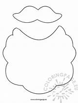 Mustache Moustache Template Printable Sketch Coloring Page sketch template