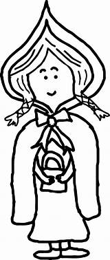 Little Red Riding Hood Coloring Page  Wecoloringpagecom sketch template
