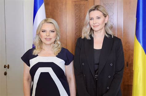 Sara Netanyahu Meets with Olena Zelenska | Government Press Office