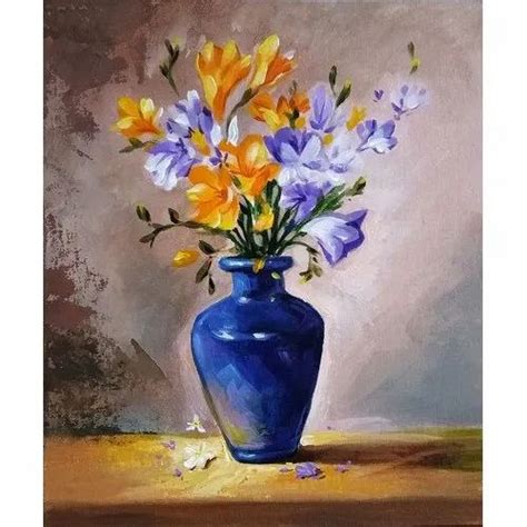 Painting Flowers In A Vase - ansiedadedefine