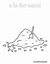 Sand Coloring Page  PrimaryLearningOrg sketch template