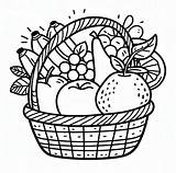 Fruit Basket For Free coloring Page  Download Print Or Color Online sketch template