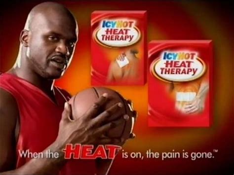 This IcyHot ad with Shaq is also an example of transfer propaganda. Because they associate their ...