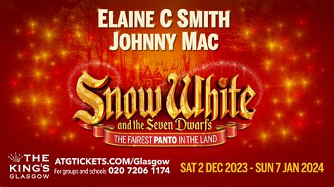 Snow White and the Seven Dwarfs @ Kings Theatre, Glasgow - Christmas Pantomimes