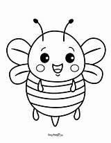 Honey Bee Coloring Pages For Kids sketch template