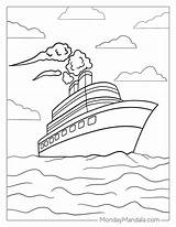 32 Boat & Ship Coloring Pages Free PDF Printables sketch template