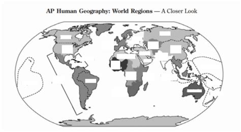 Map Quiz: World Regions- A Closer Look Diagram | Quizlet