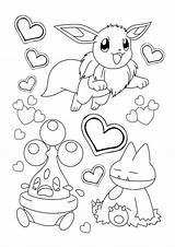 Free & Easy To Print Eevee Coloring Pages  Tulamama sketch template