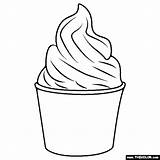 Yogurt Coloring Pages  To sketch template