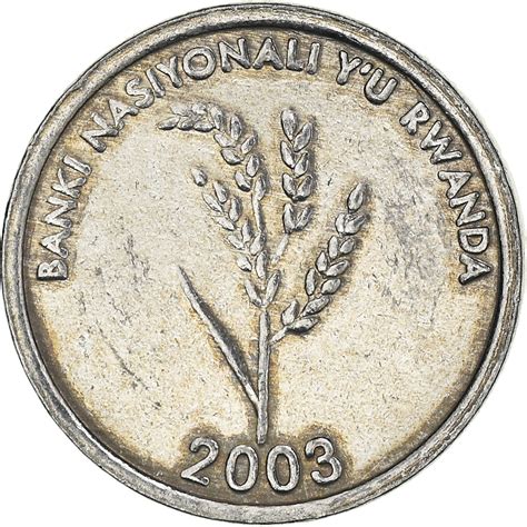 Coin, Rwanda, Franc, 2003, , Aluminum, KM:22 | African Coins