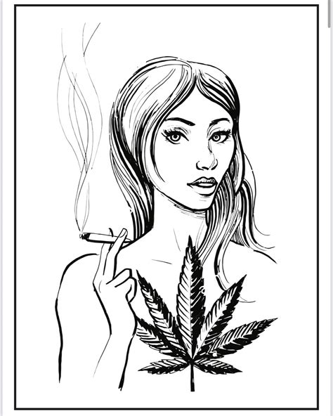 Printable Stoner Coloring Pages