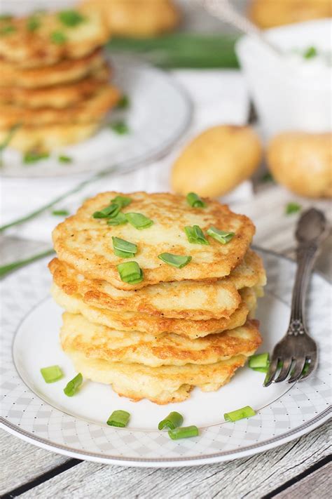 Polish Potato Pancakes - w/ Sour Cream & Chives