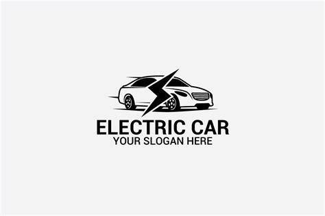 ELECTRIC CAR LOGO (420035) | Logos | Design Bundles