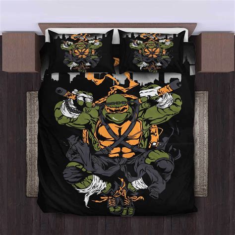 Mickey Tmnt Bedding Set Duvet Cover Set - TeeUni