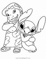 Printable Lilo And Stitch Coloring Pages sketch template