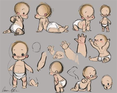 Twitter | Baby illustration, Baby drawing, Character design