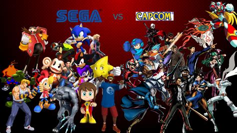 Sega vs Capcom by TalonArtsdA on DeviantArt