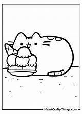 Pusheen Coloring Pages ColoringAll 55% OFF  Elevatein sketch template