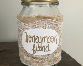 Honeymoon fund jar | Etsy