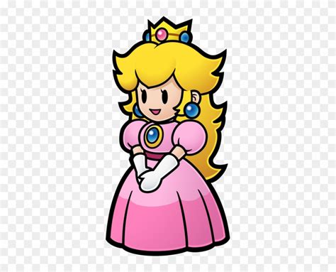 Paper Mario - Princess Peach Paper Mario - Full Size PNG Clipart Images ...