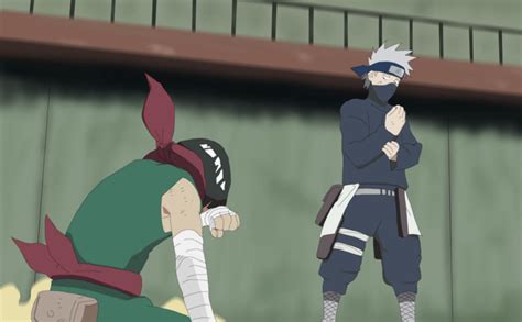 Kakashi vs Guy Anime Panel 599 by m8jin12 on DeviantArt