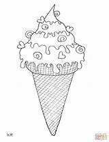 Ice Cream Cone Coloring Page  Free Printable Coloring Pages sketch template