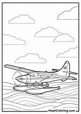 Airplane Coloring Pages  50 Free Sheets sketch template