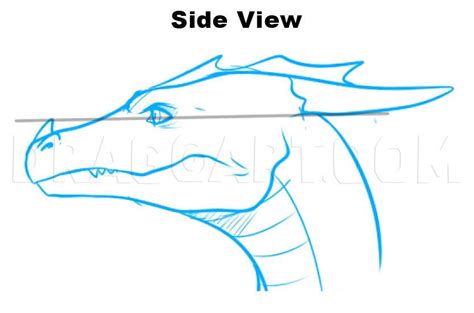 How To Draw Dragon Heads, Step by Step, Drawing Guide, by Dawn | dragoart.com | Dragon drawing ...