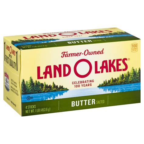 Land O Lakes Salted Butter Sticks - Shop Butter & Margarine at H-E-B