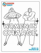 Colouring Pack Visualizing Generation Equality  UN Women – Europe And sketch template