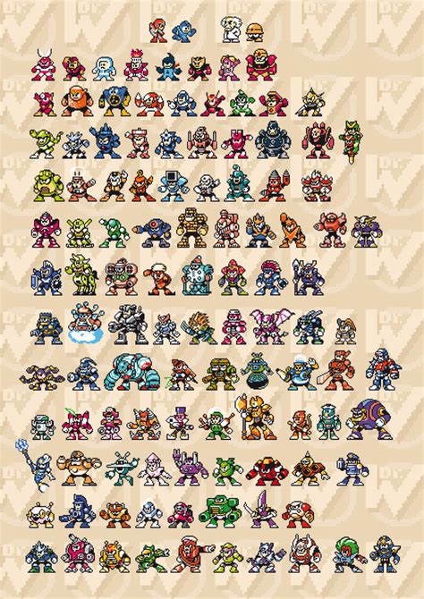 Mega Man Sprites 8-Bit by abonny on DeviantArt