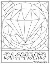 Free DIAMONDS Coloring Pages For Download Printable PDF sketch template
