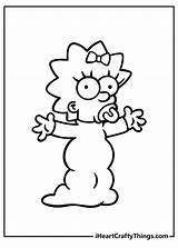 Printable Simpsons Coloring Pages sketch template
