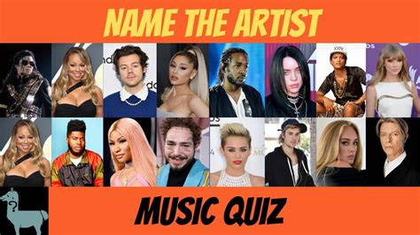 Guess the Artist - Music Quiz with 100 Questions - YouTube