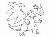 Charizard Coloring Page Printable sketch template