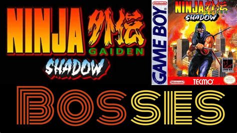 Ninja Gaiden Bosses Gameboy - YouTube