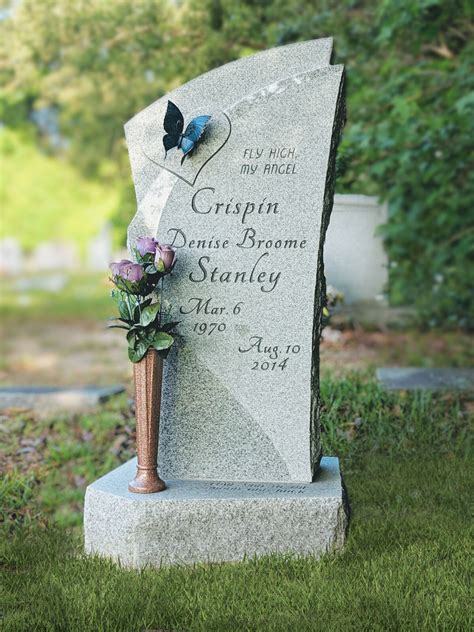 Custom Single Upright Headstone Portfolio — Brown Memorials